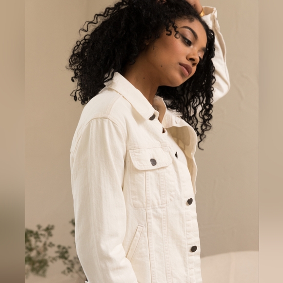 Able white denim jacket - bailey classic jacket - Picture 7 of 9
